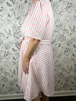 Sweet Escape Shirt Dress in Curvy