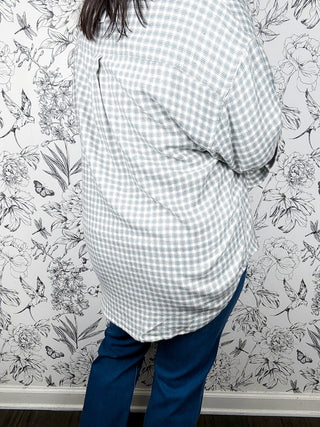 River Plaid Button Up