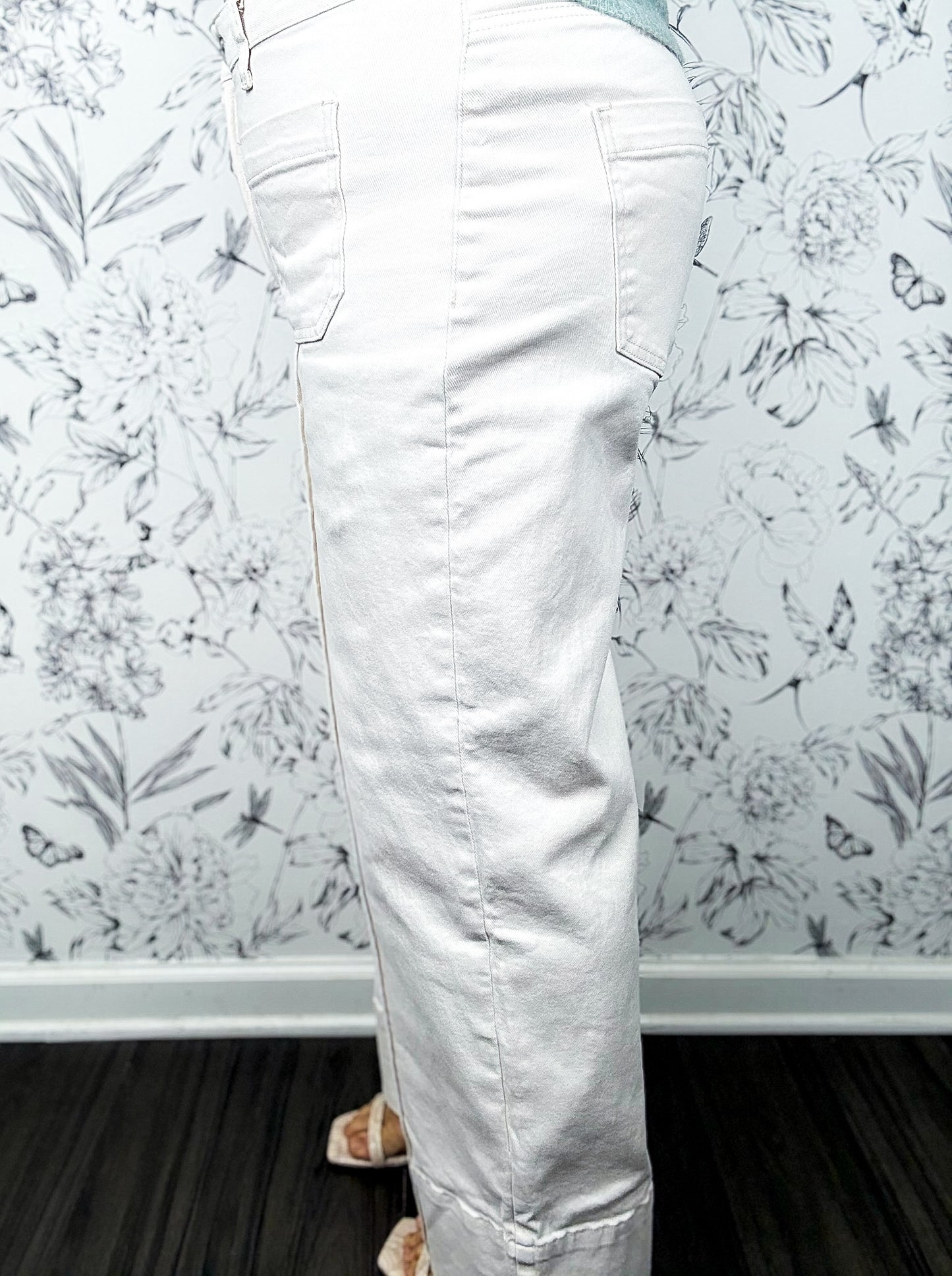 Ivory Fields Wide Leg Trousers