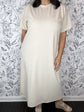 Latte Soft-Knit Lounge Midi Dress
