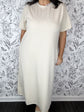 Latte Soft-Knit Lounge Midi Dress