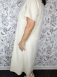 Latte Soft-Knit Lounge Midi Dress