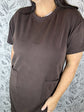 Espresso Ease Pocket Mini Dress