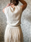 Cream Cloud Knit Top