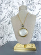 Gilded Glass Magnifying Necklace