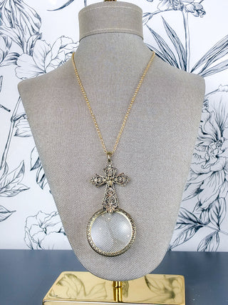 Keepsake Cross Magnifying Necklace