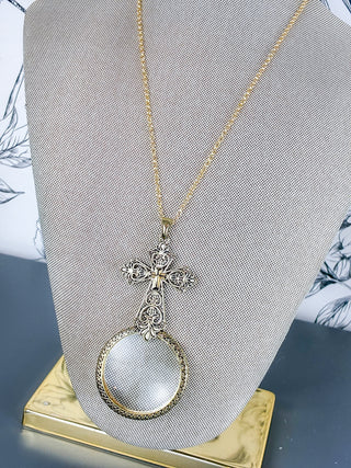Keepsake Cross Magnifying Necklace