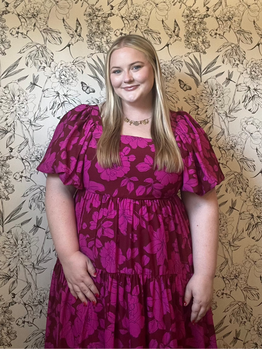 The Maeve Floral Midi Dress - Best & Co. Boutique