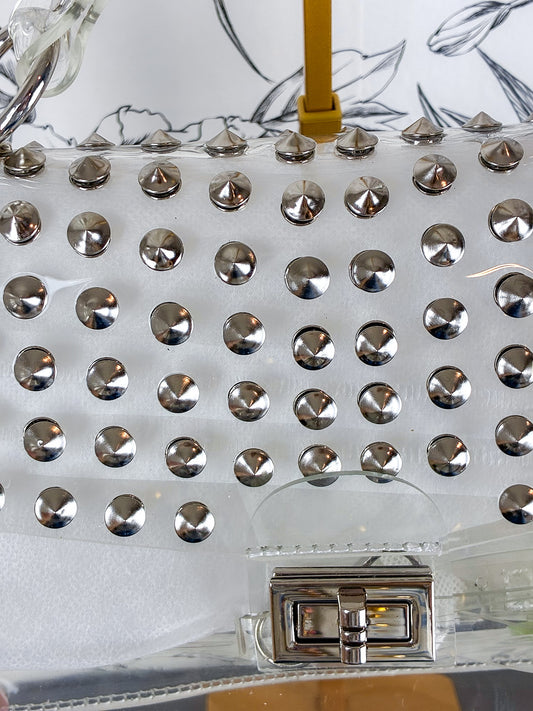 Studded Sideline Clear Game Day Clutch