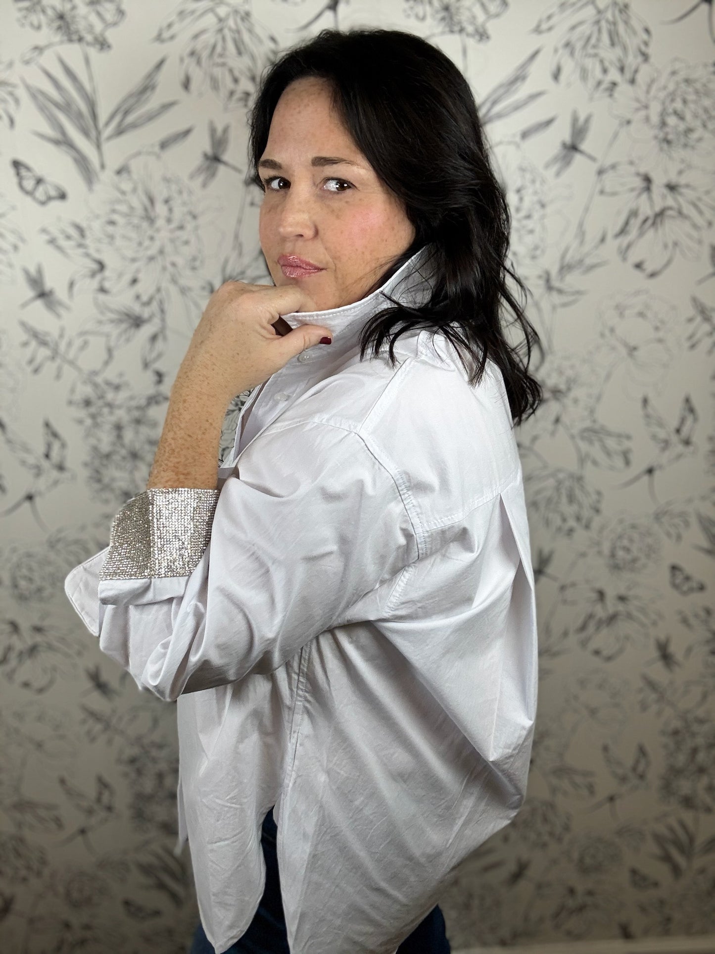 Shaken, not Stirred Blouse - Best & Co. Boutique