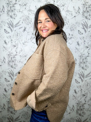 All Day Poodle Knit Jacket