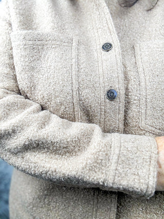 All Day Poodle Knit Jacket