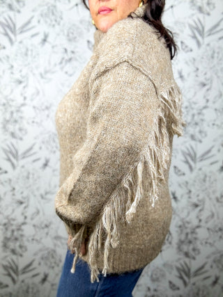 Bohemian Fringe Sweater
