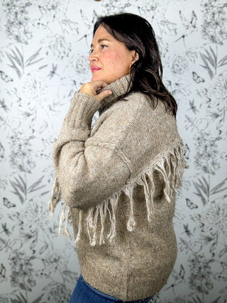 Bohemian Fringe Sweater