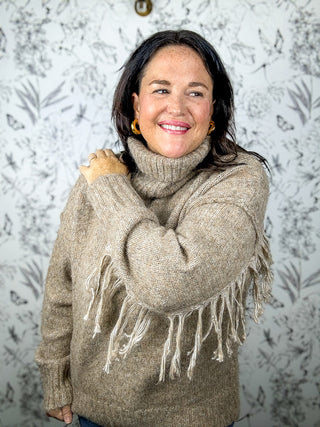 Bohemian Fringe Sweater