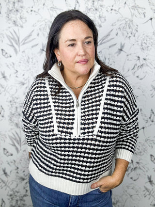 Weekend Club Half Zip Sweater