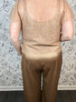 Champagne Hour Satin Trouser