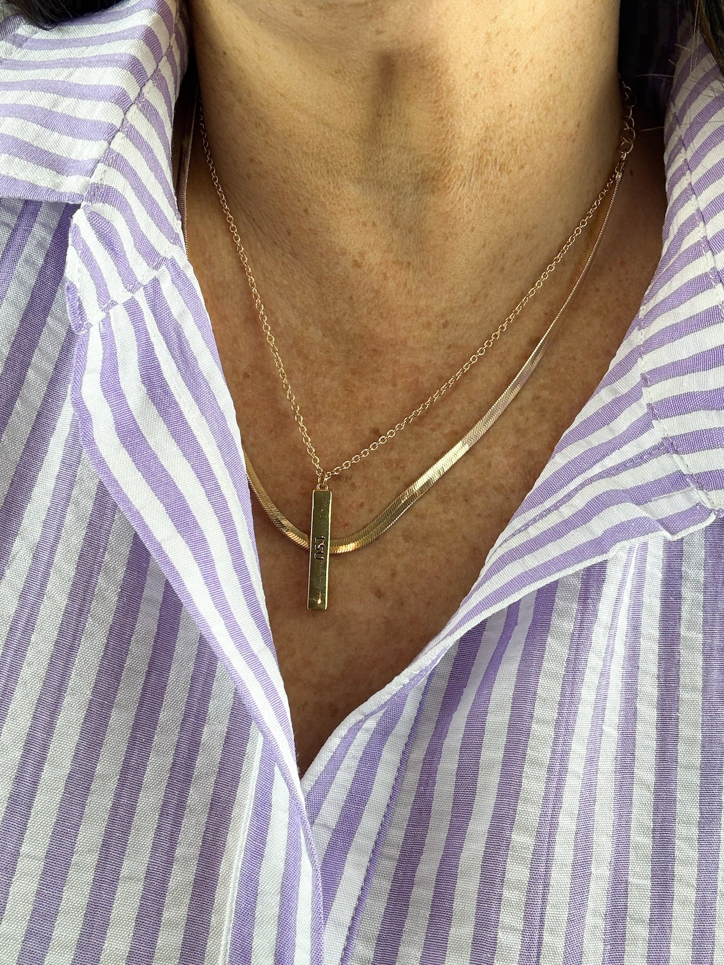 Kona Layered Game Day Necklace