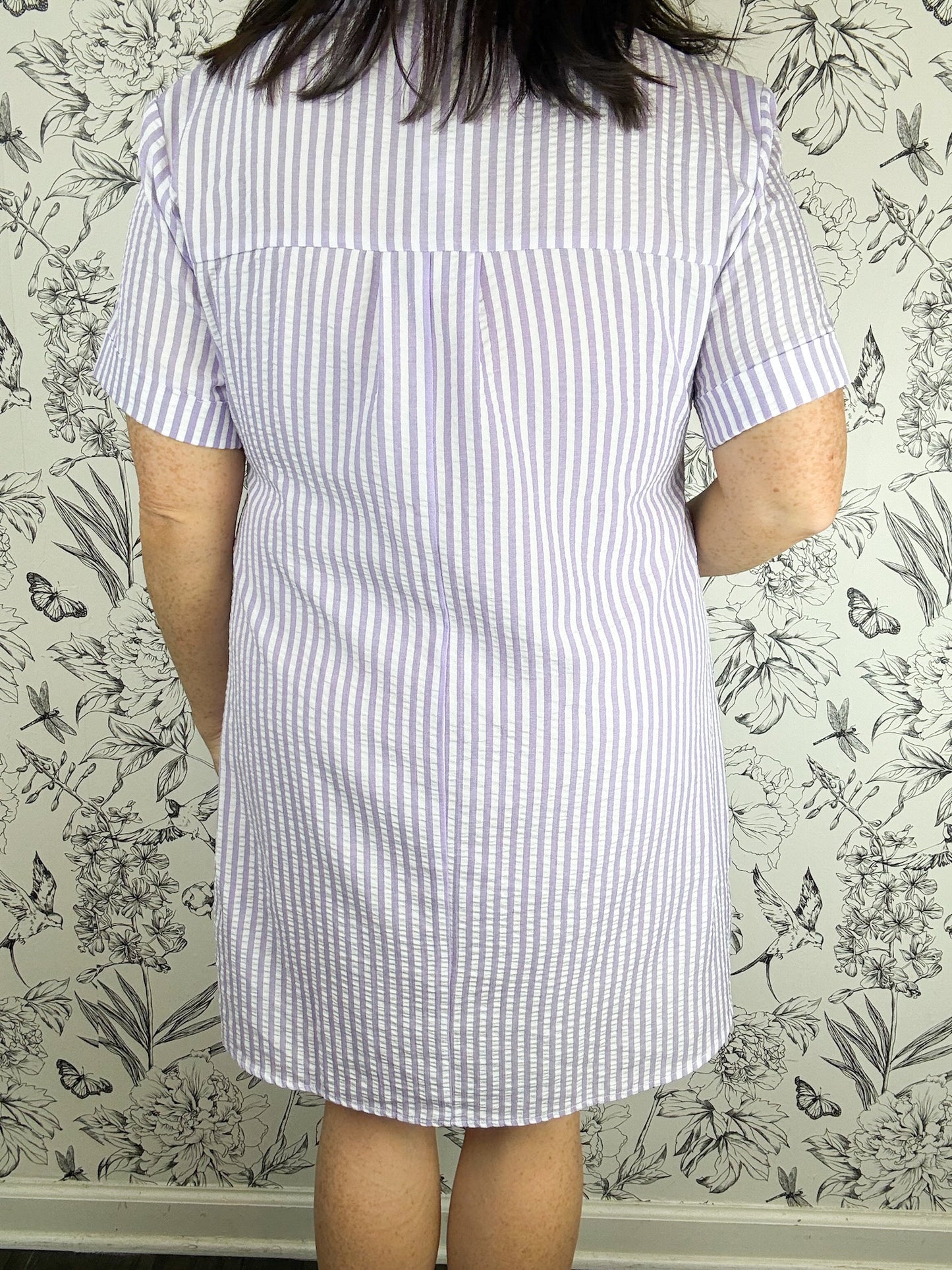 Geaux Time Striped Dress