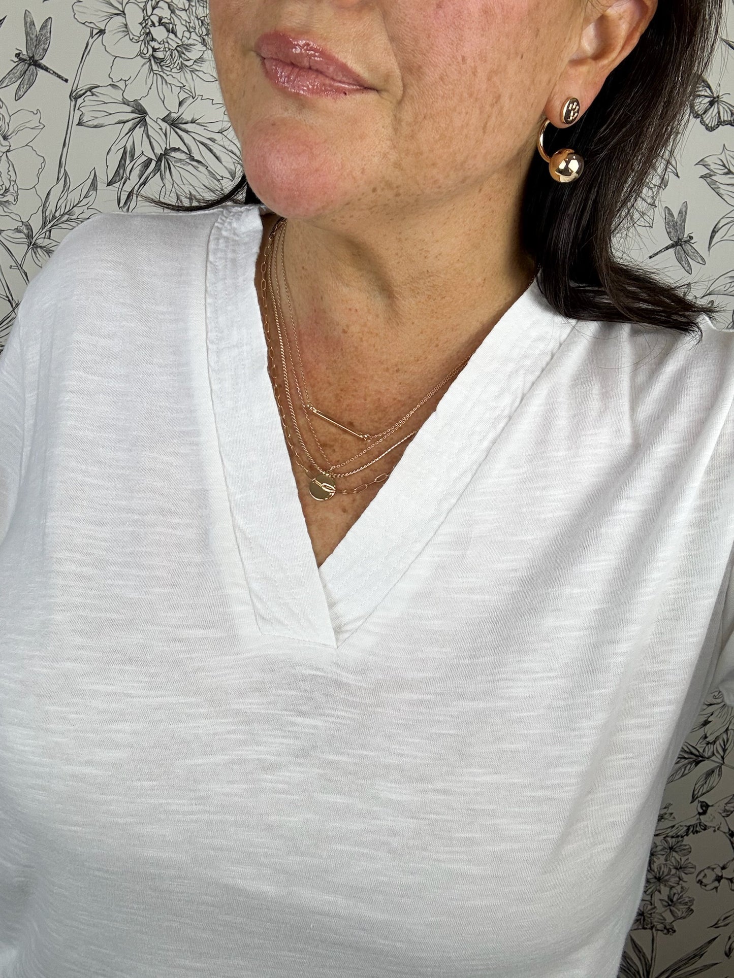 Taytum Layered Game Day Necklace