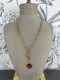 LSU coin Y-necklace, GAME DAY