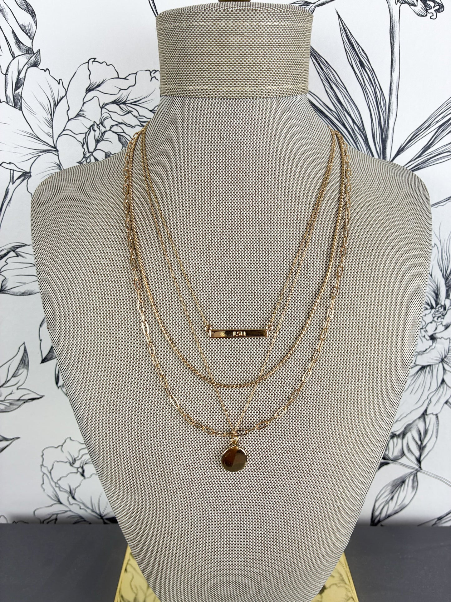 layered lsu game day jewelry