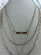 Taytum Layered Game Day Necklace