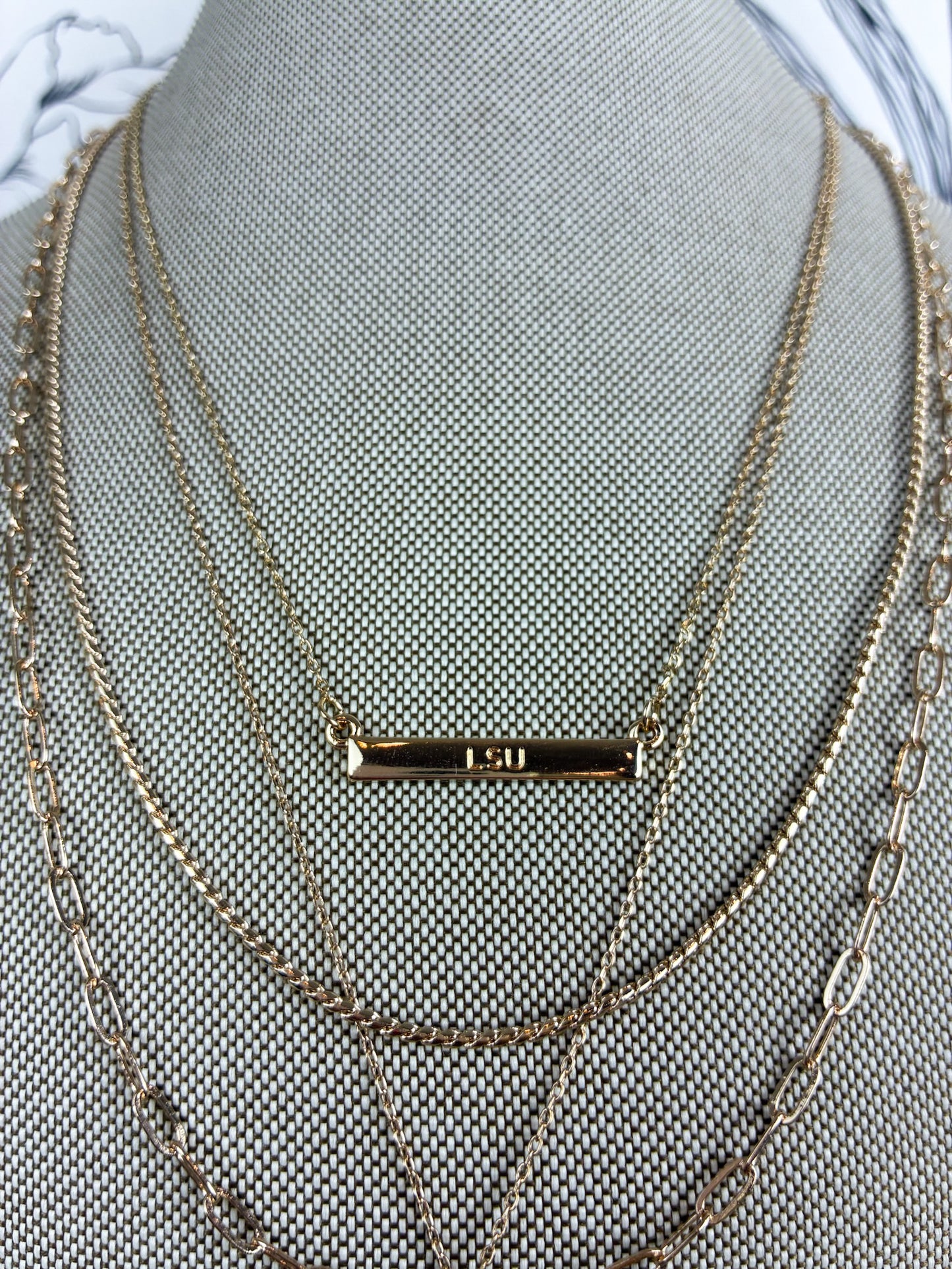 Taytum Layered Game Day Necklace