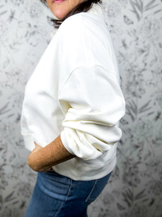 Weekender Polo Pullover | Ivory