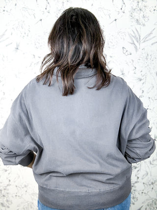 Weekender Polo Pullover | Coal
