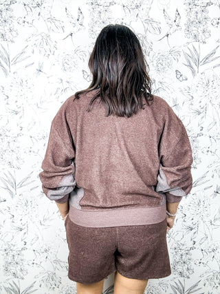 Weekend Plans Fleece Set | Brown