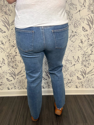 Kelsey Faux V-Welt Pockets