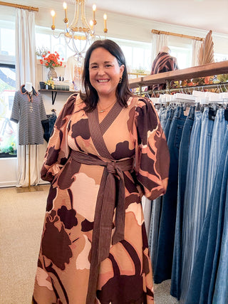Maple Manor Midi Dress