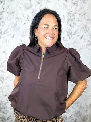 Cocoa Club Bubble Half Zip