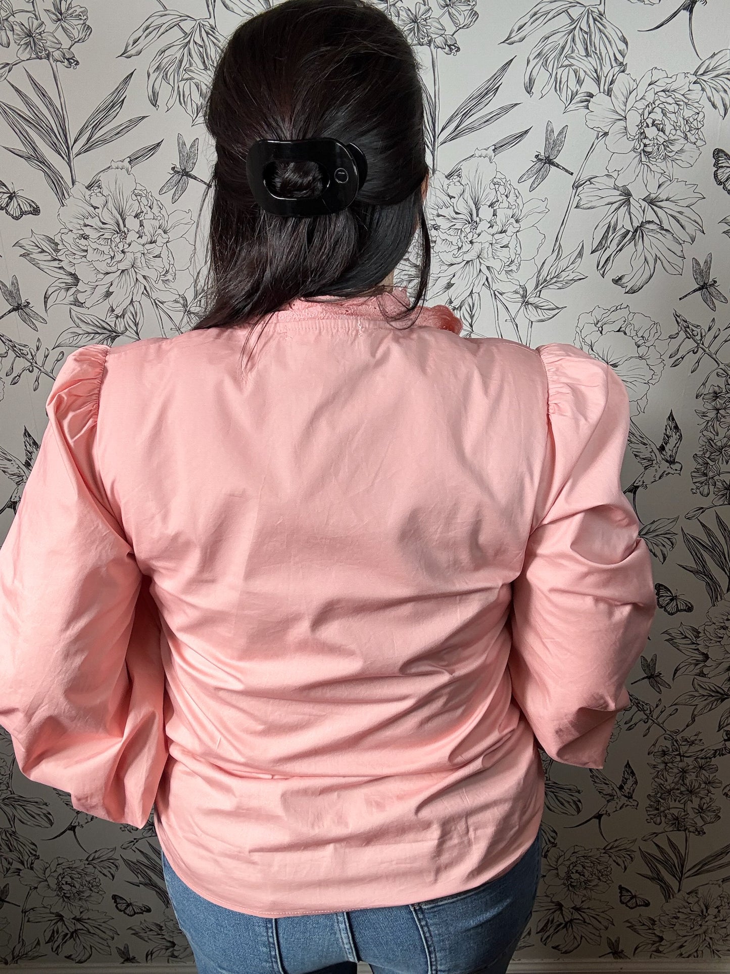 Rosette Ribbon Bow Blouse - Best & Co. Boutique