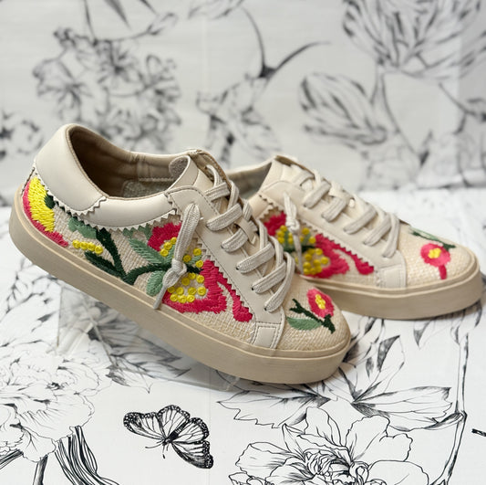 Gaby Floral Sneaker - Best & Co. Boutique