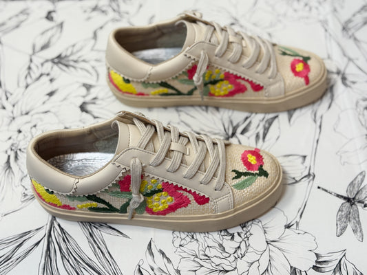 Gaby Floral Sneaker - Best & Co. Boutique