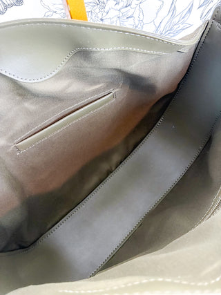 Sophia Suede Hobo | Olive
