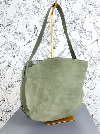 Sophia Suede Hobo | Olive