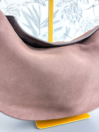 Sophia Suede Hobo | Chocolate