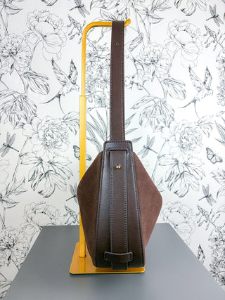 Sophia Suede Hobo | Chocolate