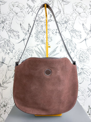 Sophia Suede Hobo | Chocolate