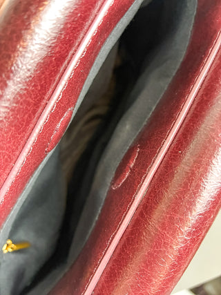 Amelie Real Leather Satchel | Burgundy