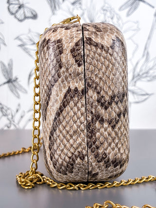 Atenas Evening Clutch | Snake