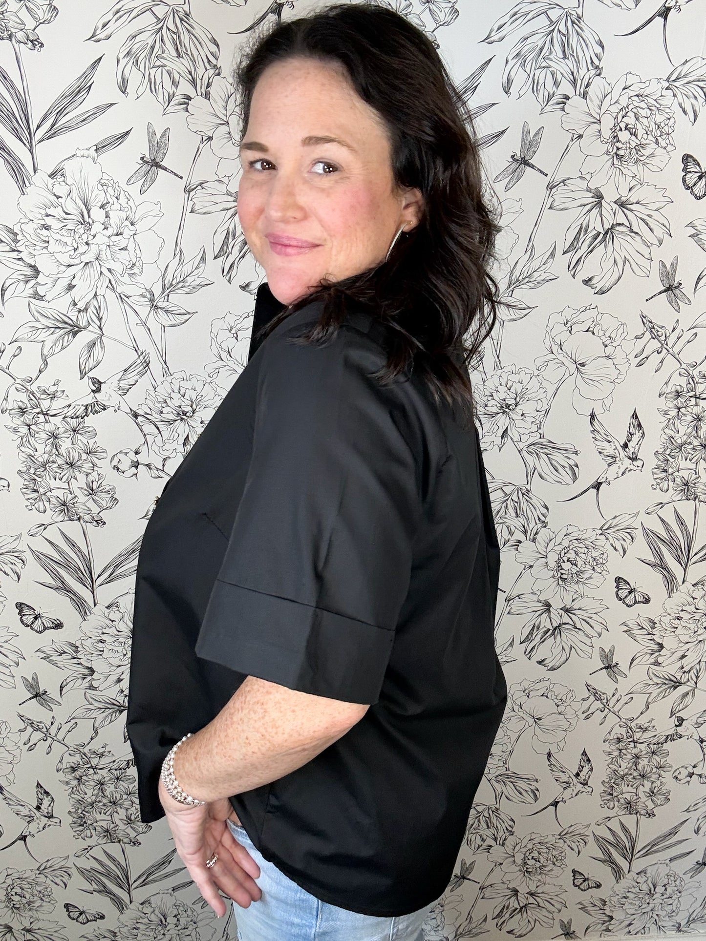 Black Button Up