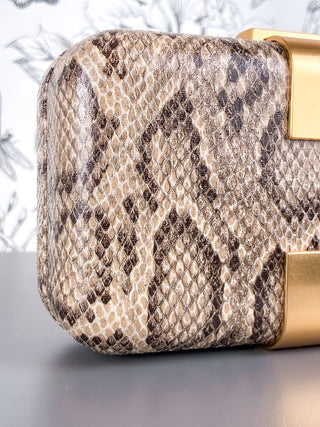 Atenas Evening Clutch | Snake