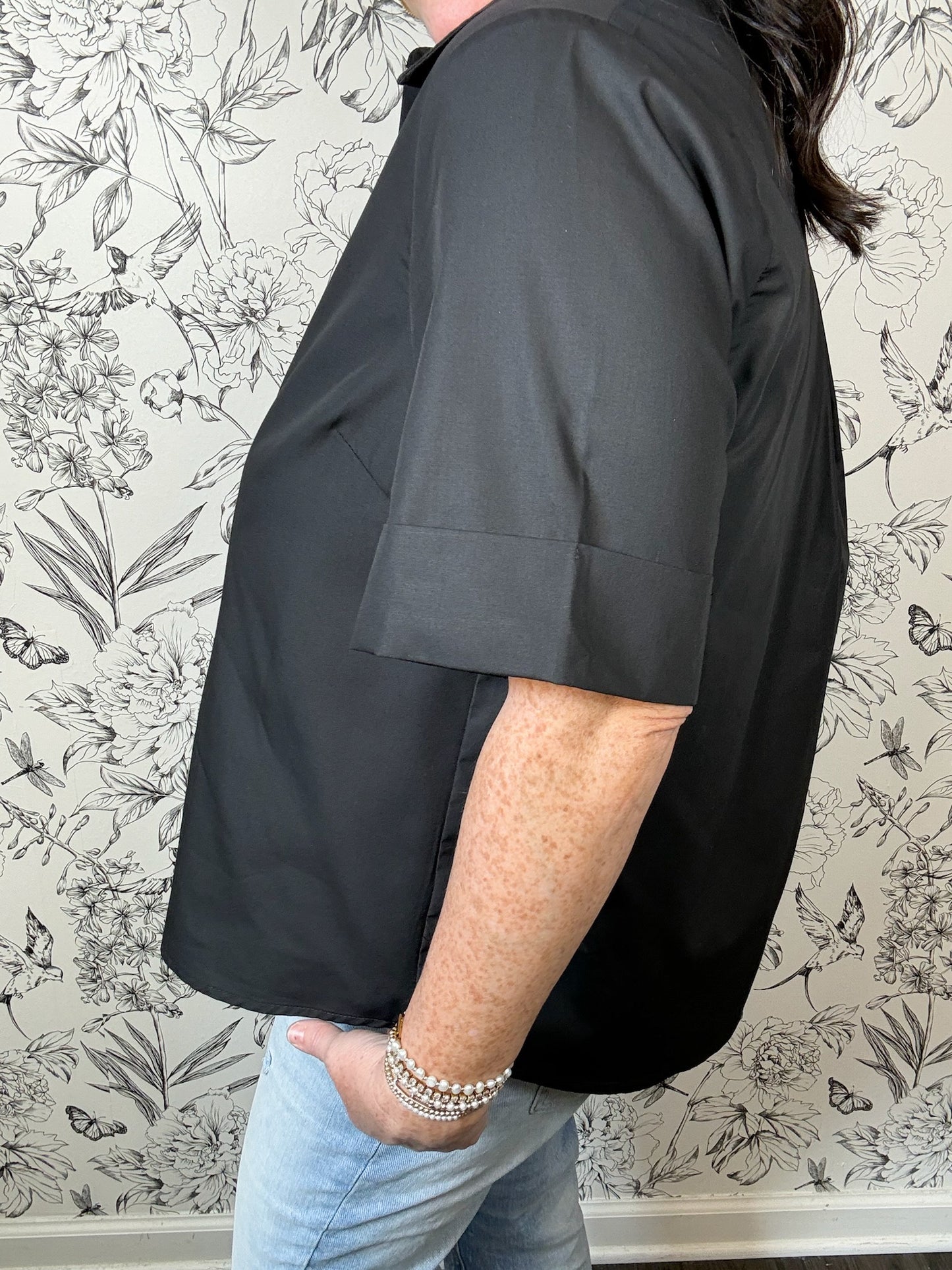 Black Button Up