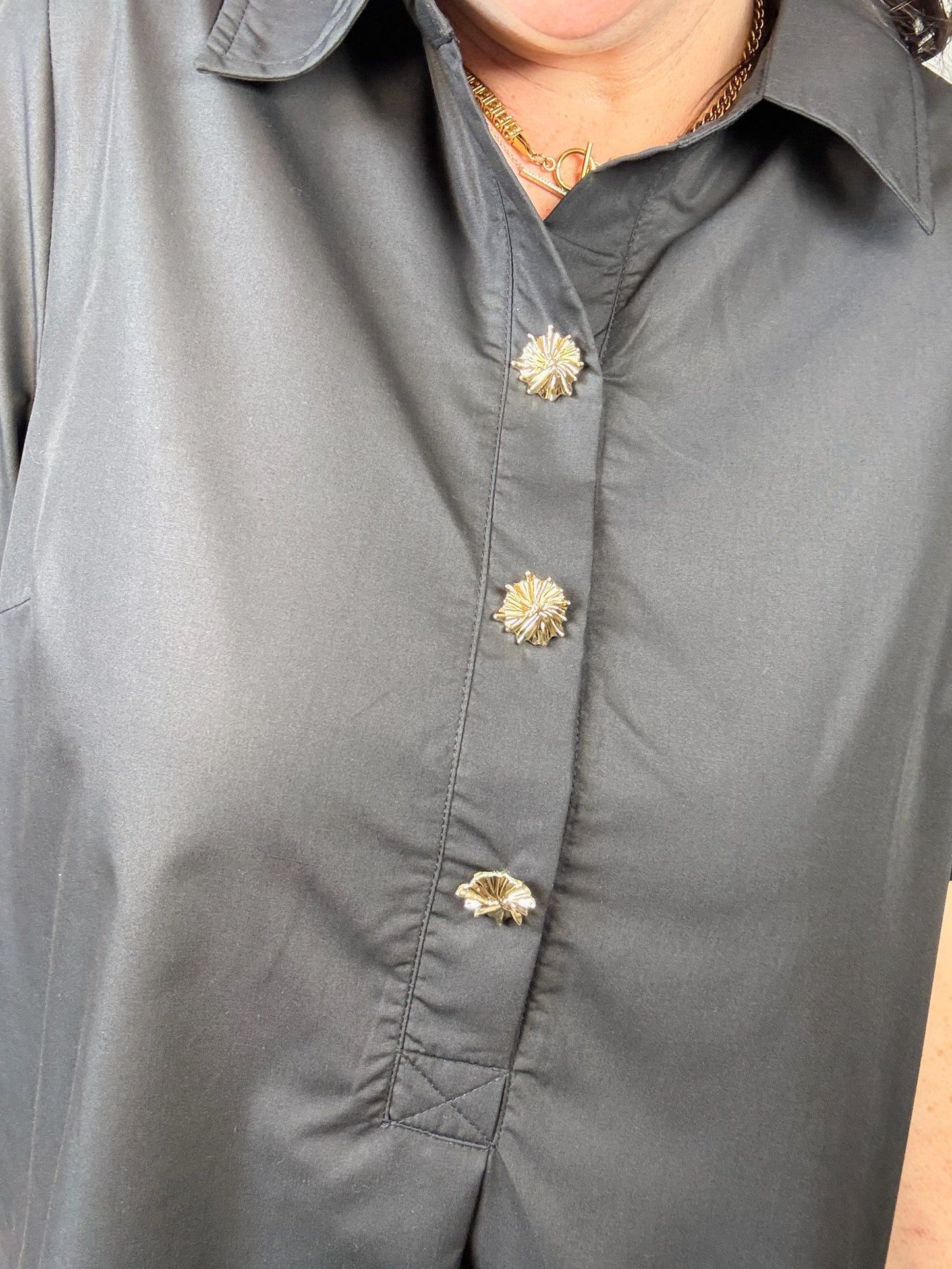 Black Button Up