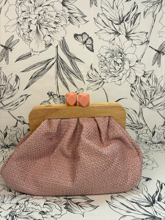 pink lia clutch