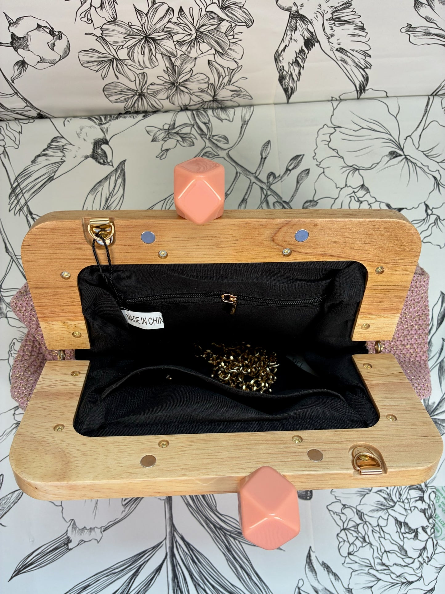 Lia Pink Clutch